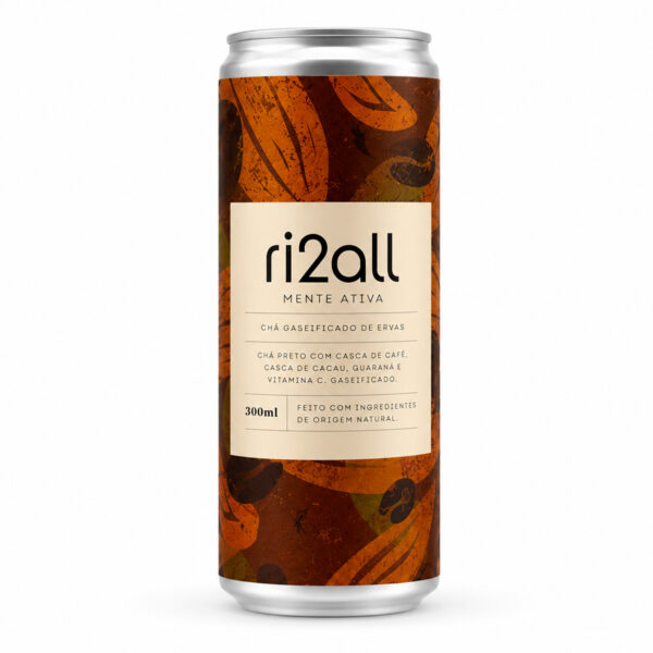 Chá Gaseificado de Chá Preto, Guaraná, Cumaru e Canela - 300 ml