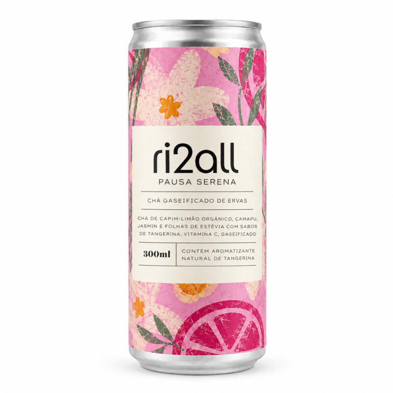 Chá Gaseificado de Capim-Limão, Jasmim e Camapu - 300 ml - ri2all
