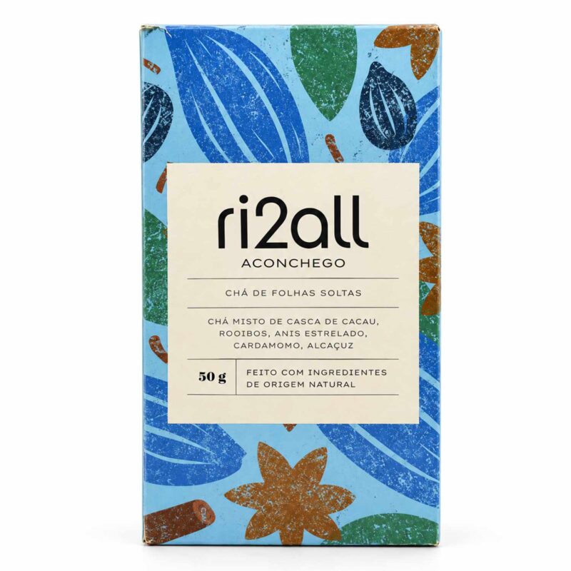 Chá de Folhas Secas de Rooibos, Cacau, Anis-Estrelado, Cardamomo e Alcaçuz - 50 g