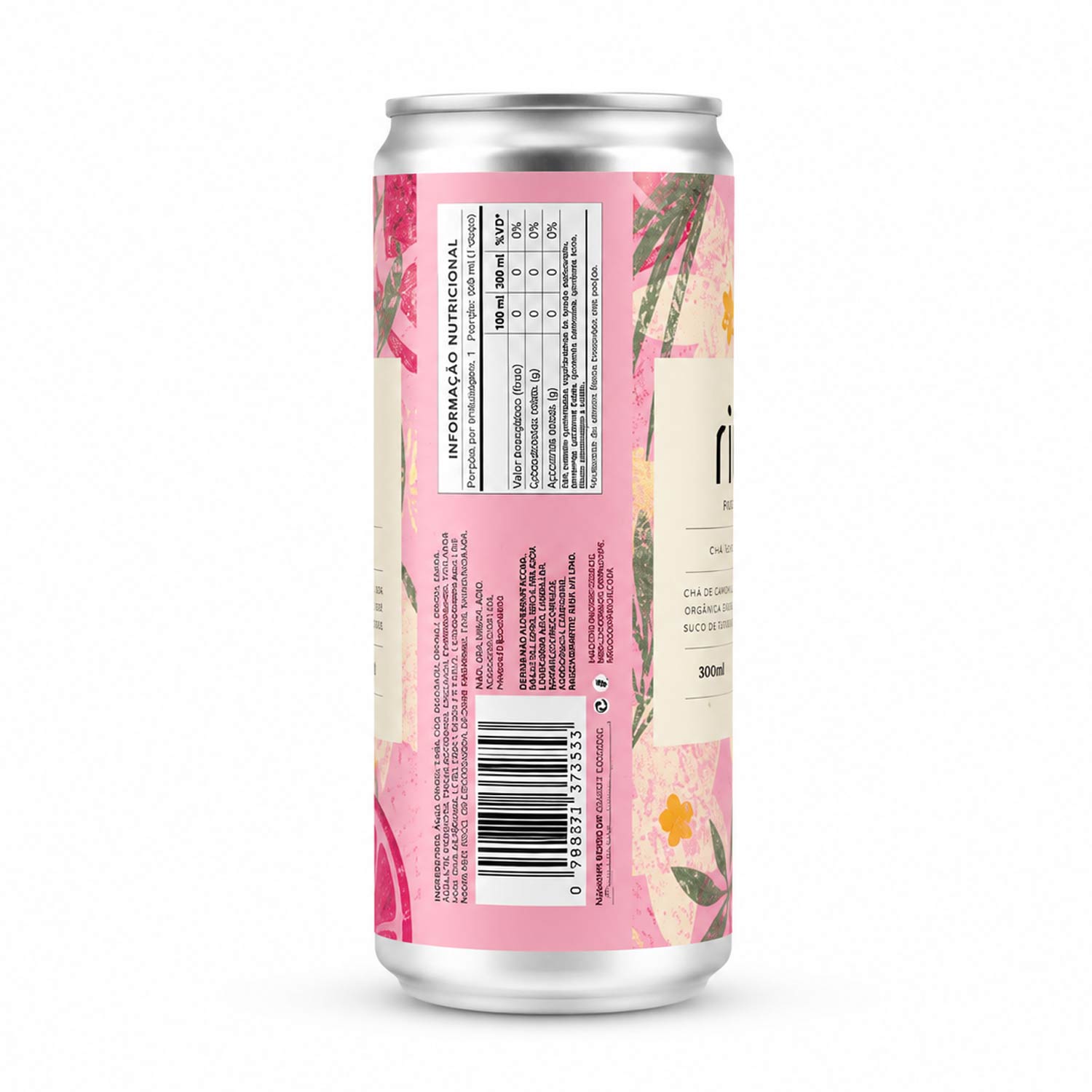 Chá Gaseificado de Capim-Limão, Jasmim e Camapu - Zero Açúcar - 300 ml - Imagem 2