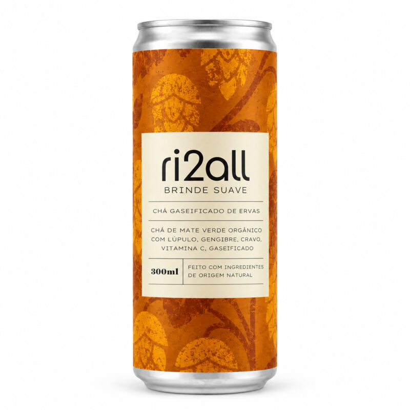 Chá Gaseificado de Mate, Lúpulo, Cravo e Gengibre - Tea Beer - 300 ml - ri2all